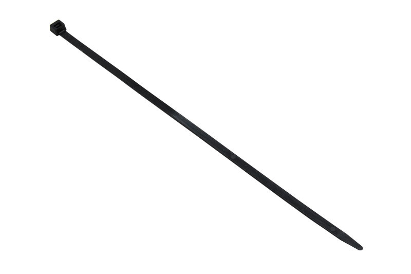 Cable tie 365x7.5mm, 100kpl, black, max dia. 100mm