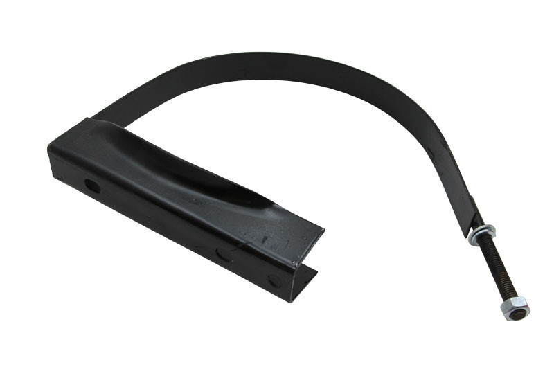 Air tank strap Ø206 mm L: 38 mm, black, steel