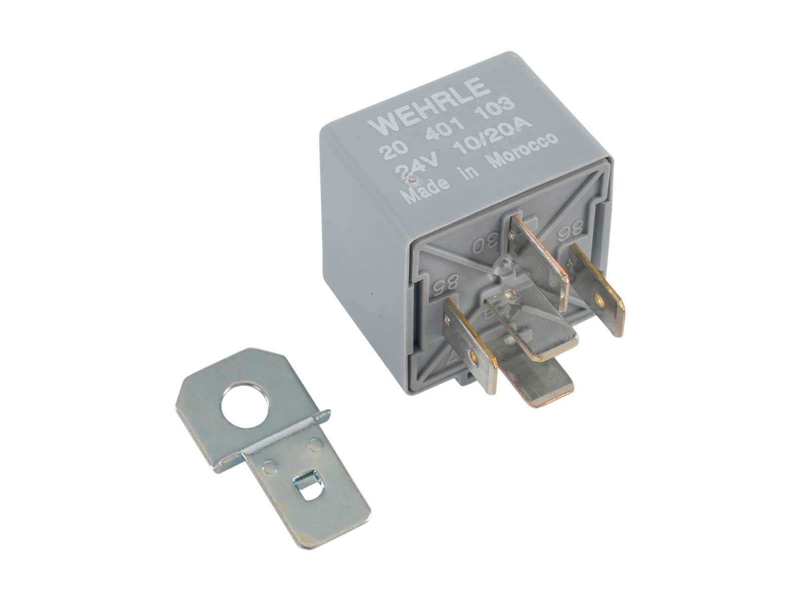 Mini relay 24V 10/20A 87A