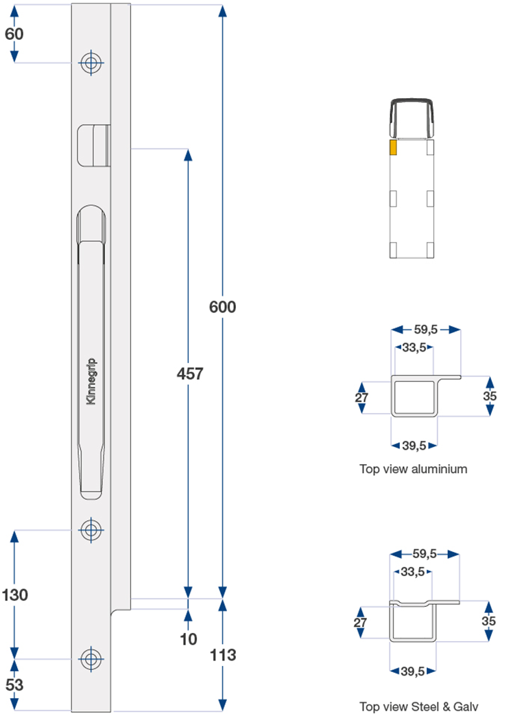 Kinnegrip K20 Front pillar